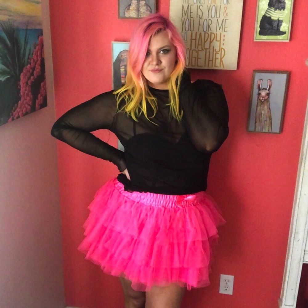 Torrid Hot Pink Tutu size 1  Plus Size